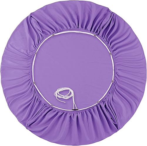 Miniatura 2 de Joyching Sábana bajera tamaño California King, 2 bolsillos laterales de almacenamiento, bolsillo extra profundo de 16 pulgadas, suave y