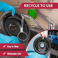 Vista 11 de W10196405 W10196406 - Sartenes de goteo para estufa eléctrica, compatibles con Whirlpool Electric Range-Thickening para evitar doblado, juego de 4