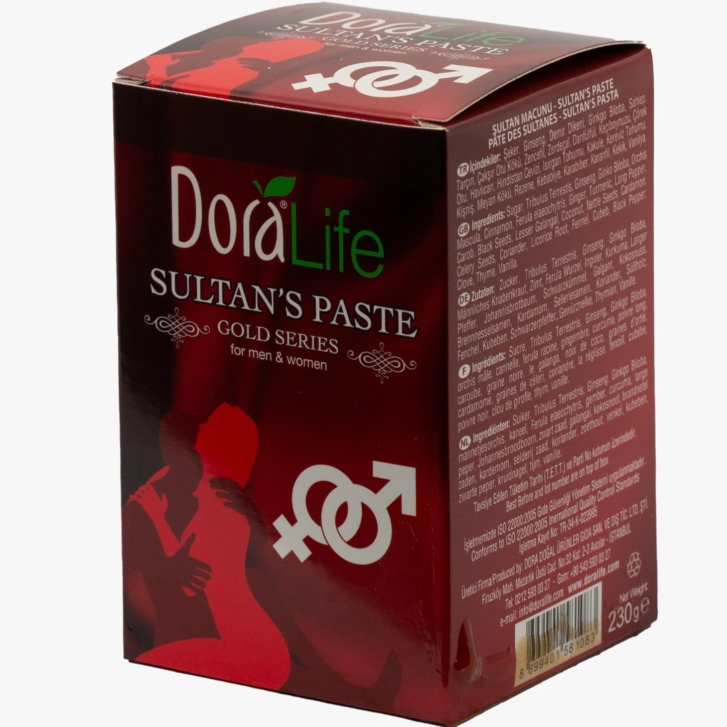 Doralife Herbal Mixed Paste 230 gr Turkish Mesir Macunu + gift