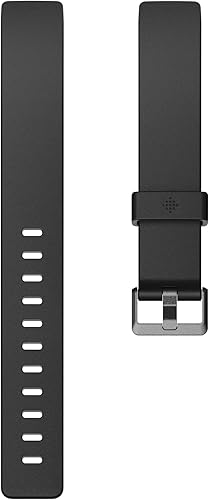Fitbit Inspire HR & Inspire - Correa de accesorios, producto oficial de Fitbit negro, grande, 1 unidad