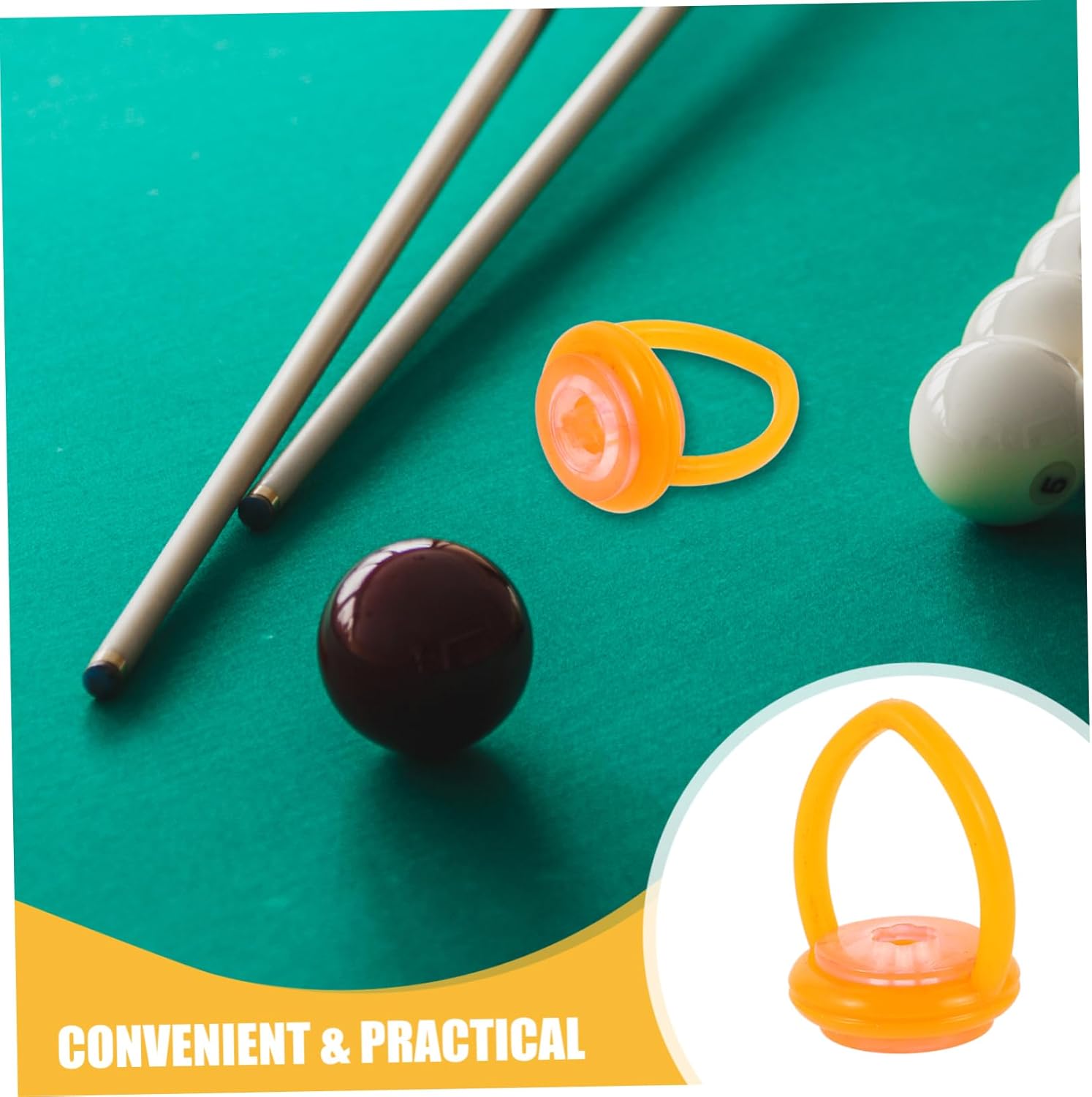 ibasenice 25pcs Plastic Billiard Cue Hangers for Pool Sticks Non- Wall Mount Display Holders for Snooker and Cues Sturdy and Billiard Accessories