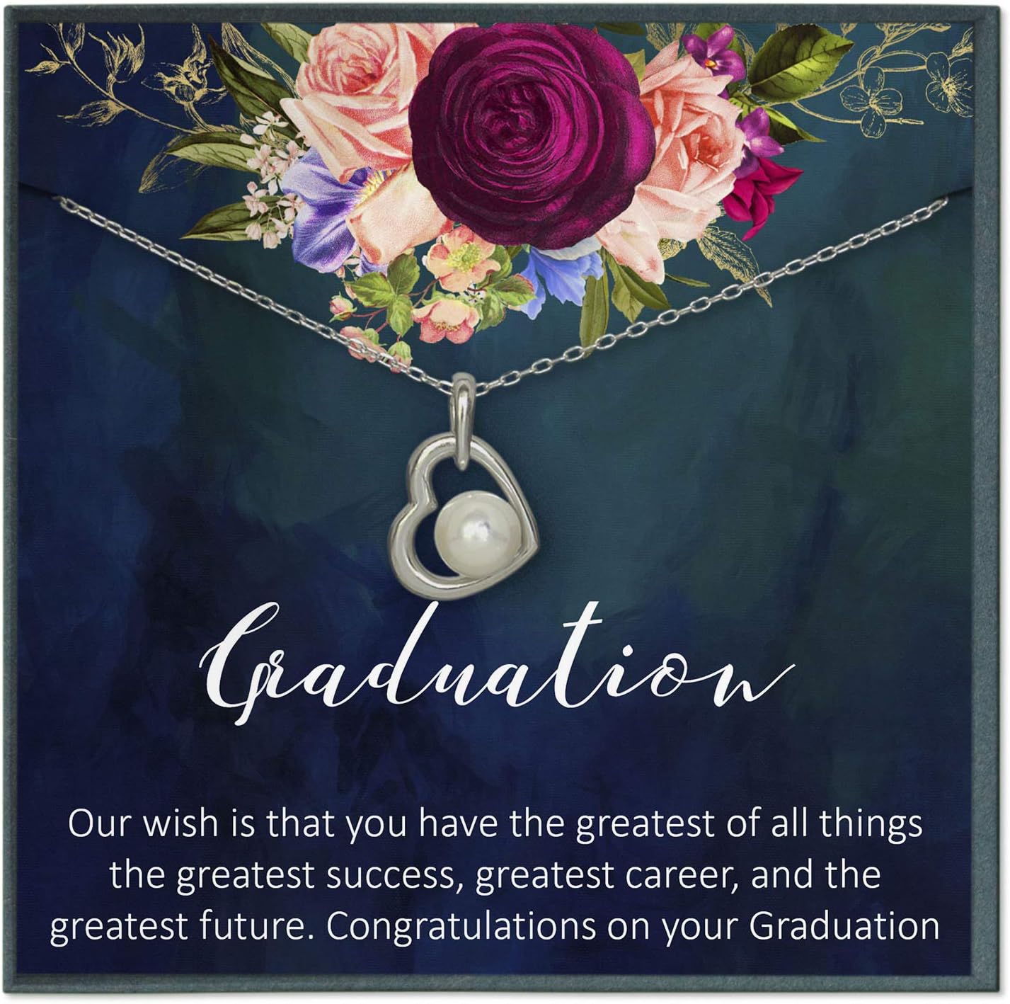 Graduation Gift Idea, Graduation Necklace for Girls Graduation Gifts for Middle School Graduation Gifts for Friends, Daughter Graduation Gifts
