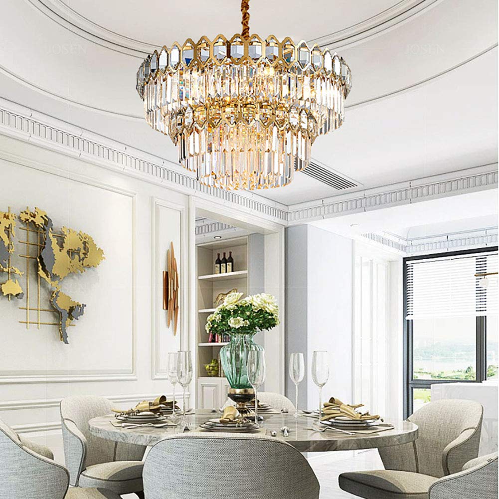 Chandelier Light, Chandelier,Circular Big Crystal Modern