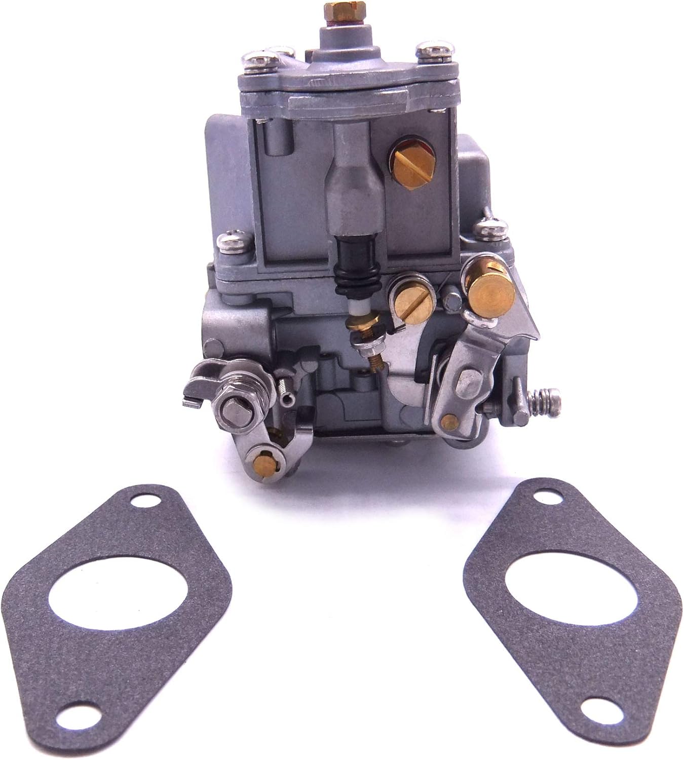 SouthMarine Boat Engine 3323-835382T04 3323-835382A1 835382T1 835382T3 Carburetor Assy and 835383001 27-835383001 Gaskets (2 pcs) kit for Mercury Mariner 4-stroke 9.9HP 13.5HP 15HP Outboard Motor