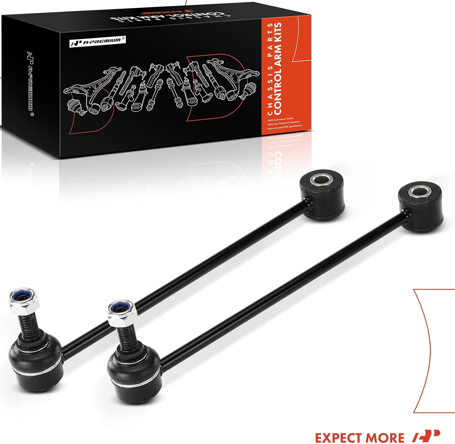 A-Premium 2 x Rear Sway Bar Links Stabilizer Bar Links, Compatible with Ram 1500 2011-2018 & 2023, 1500 Classic 2019-2023