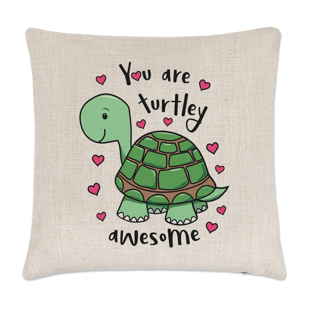 Gift Base You Are Turtley Awesome Linen Cushion Cover