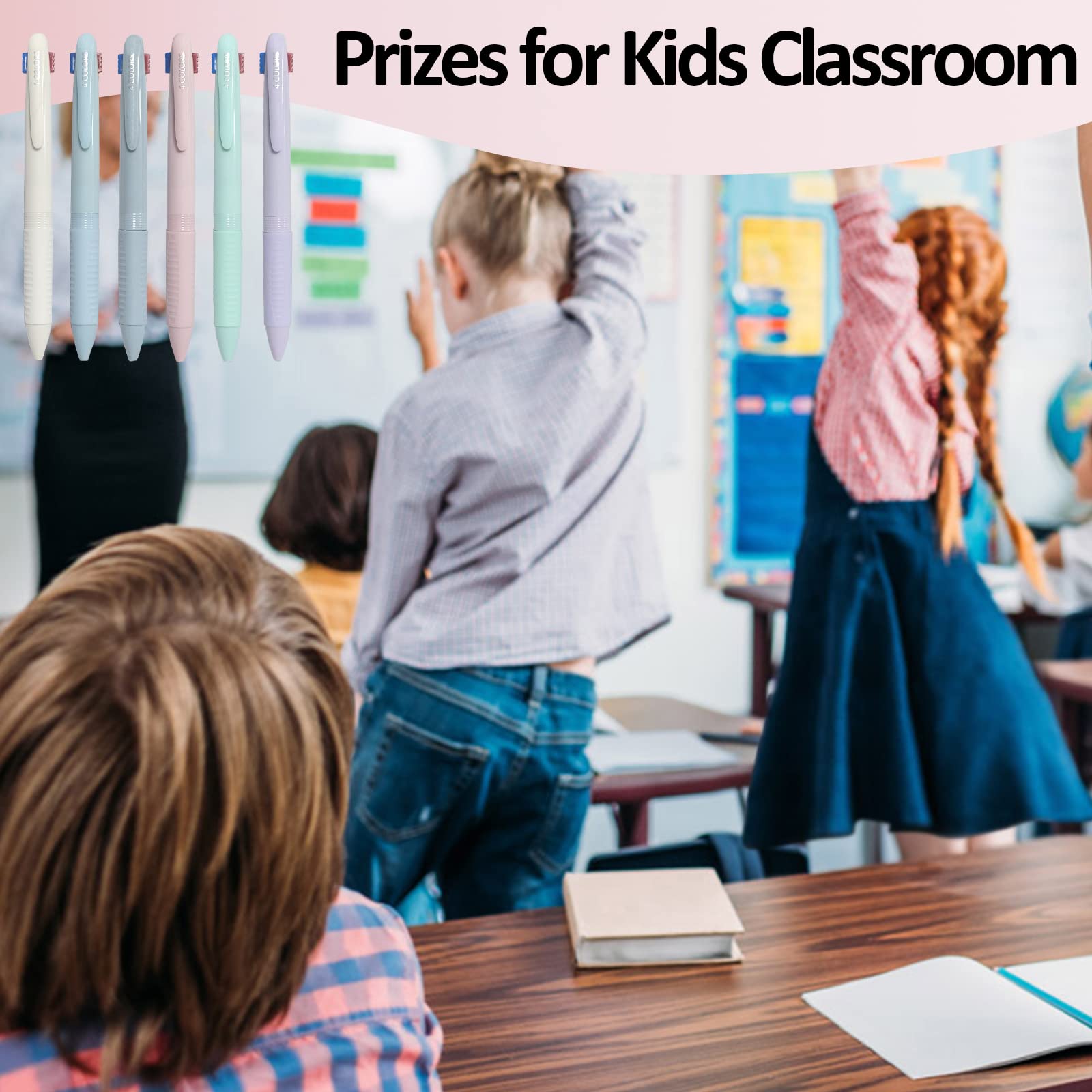 CIOUYAOS 12er Pack 4-Farb Kugelschreiber - 0,5mm Mehrfarbstifte Für Schule & Büro