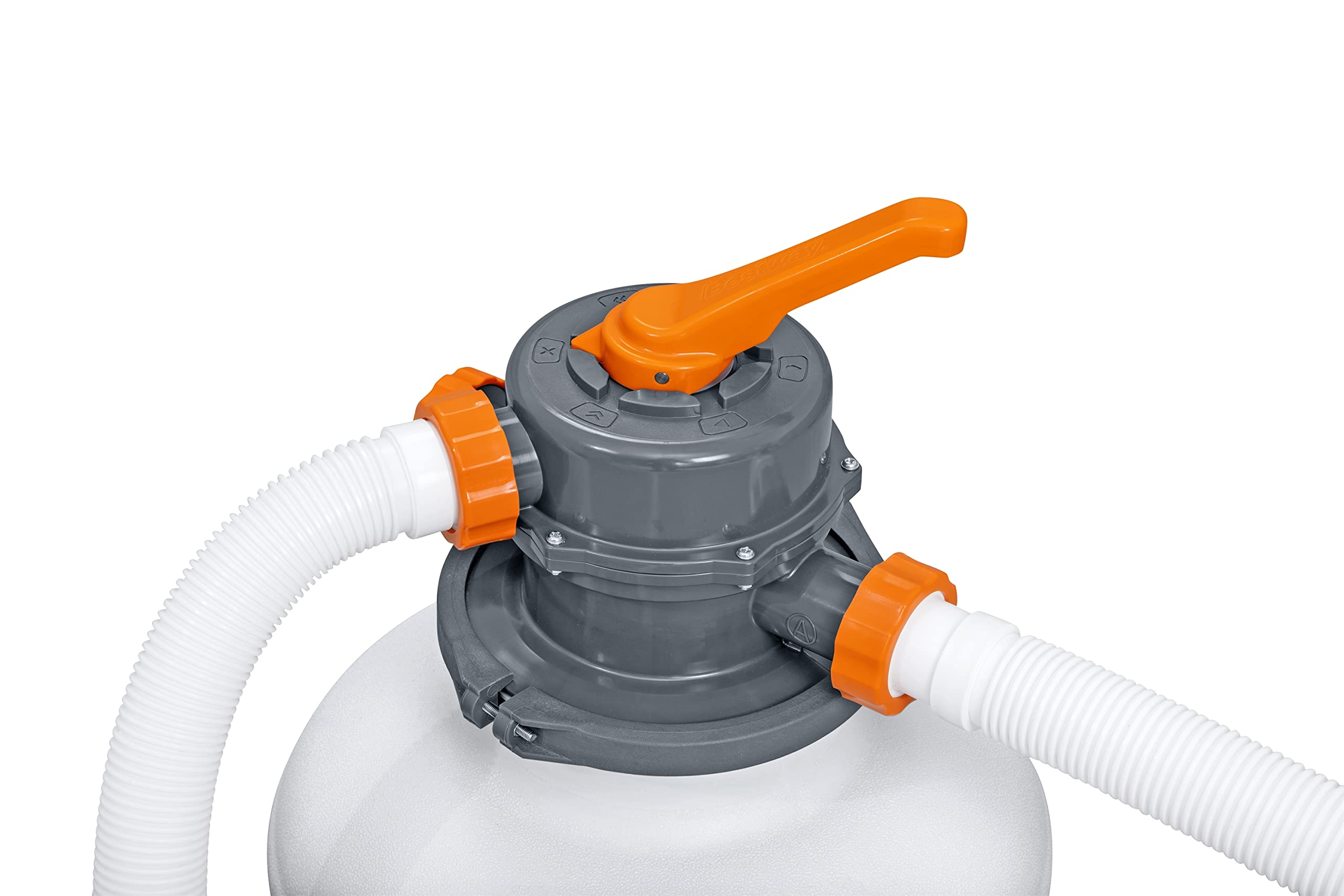 Bestway Flowclear - Filtro de Arena con Temporizador (5678 l/h, 230 W), Color Blanco