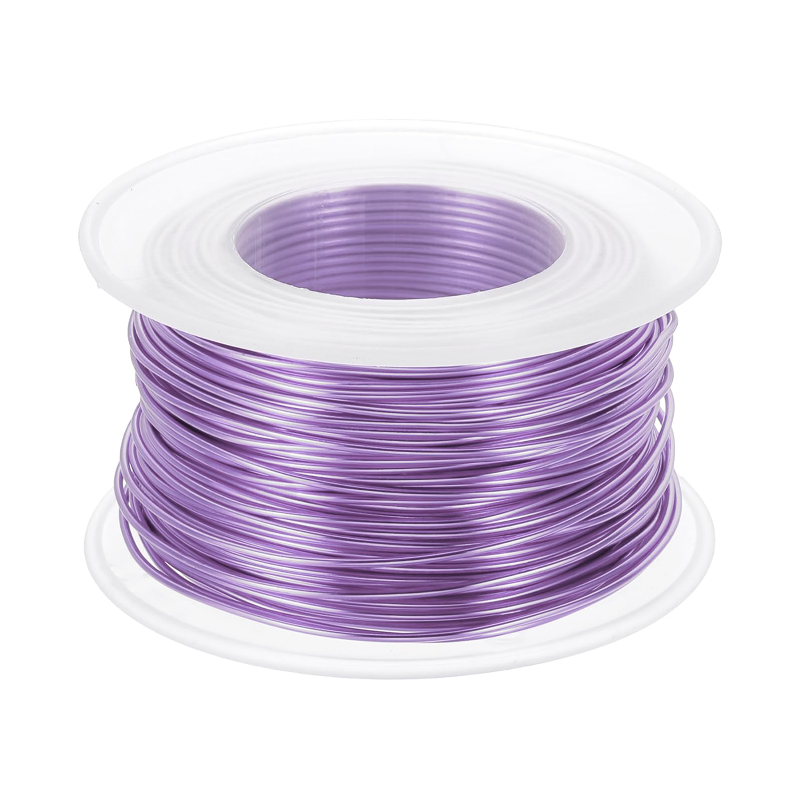 PATIKIL 18 Gauge 1mm Aluminum Craft Wire, 98.4 Ft Metal Wire Armature Bendable Wire for Jewelry Making Metal Wrap DIY Light Purple