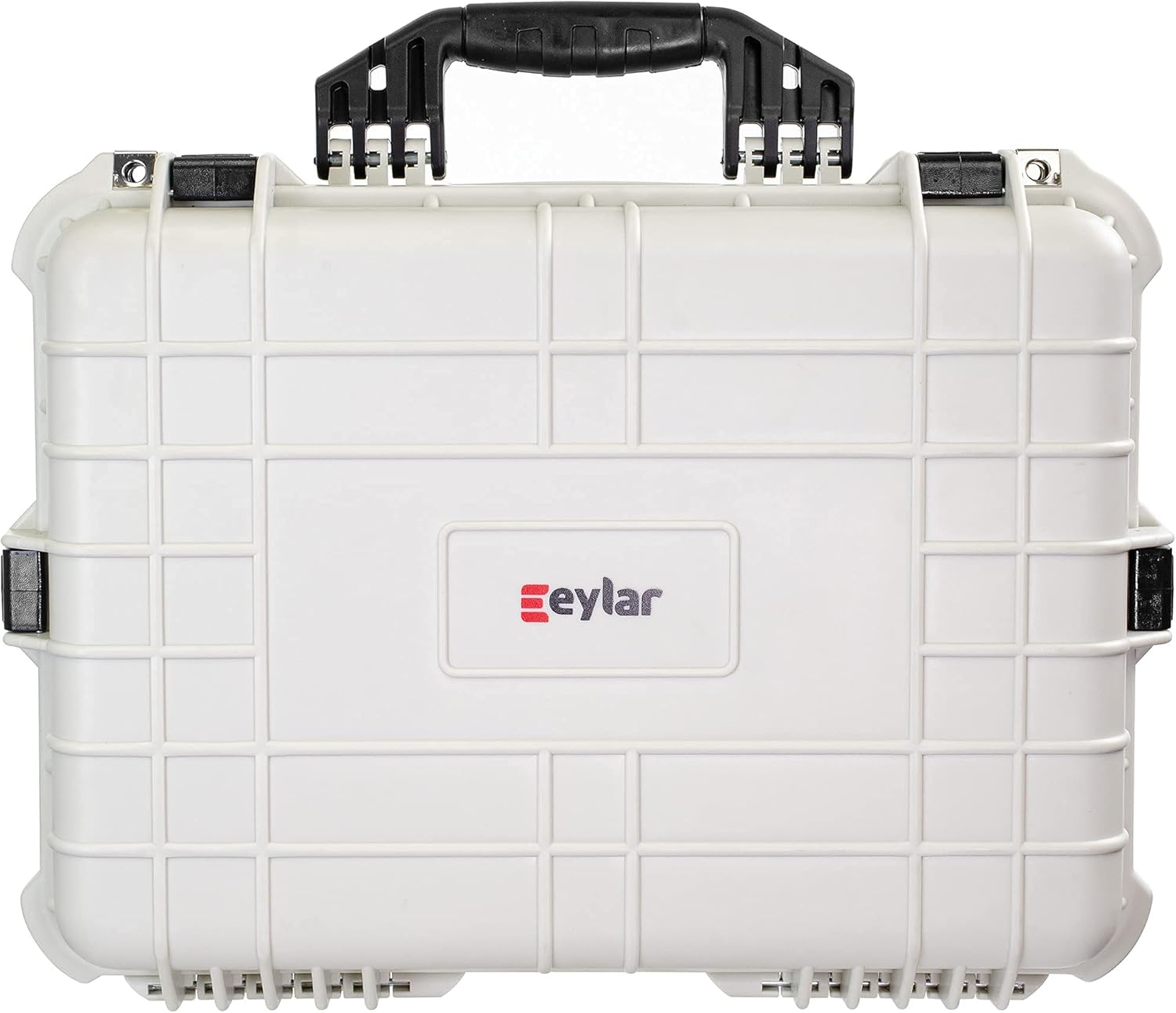 Eylar Large 20 Inch Protective Camera Case Water and Shock Proof With Foam (White)