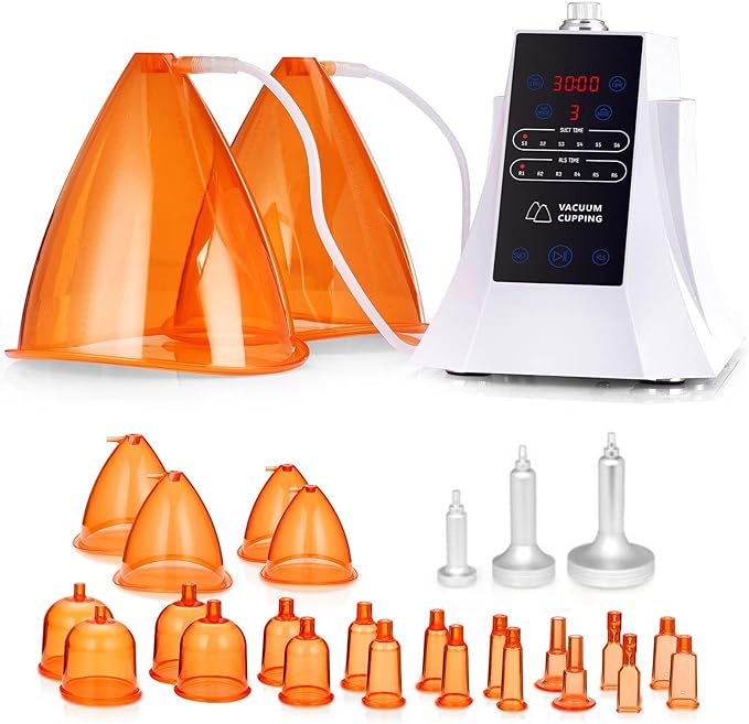 UNOISETION BBL Vacuum Therapy Machine 150ML LSize Cups Vacuum Cupping Machine