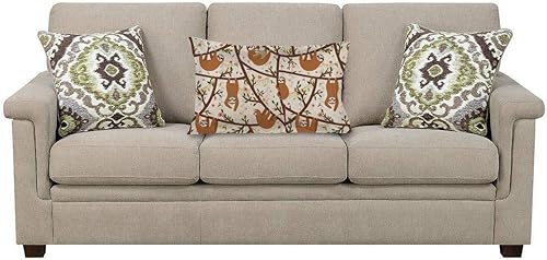 Miniatura 2 de Swono Funda de almohada con diseño de perezosos divertidos para colgar en el árbol, incluye madre con bebé, funda de almohada rectangular decorativa