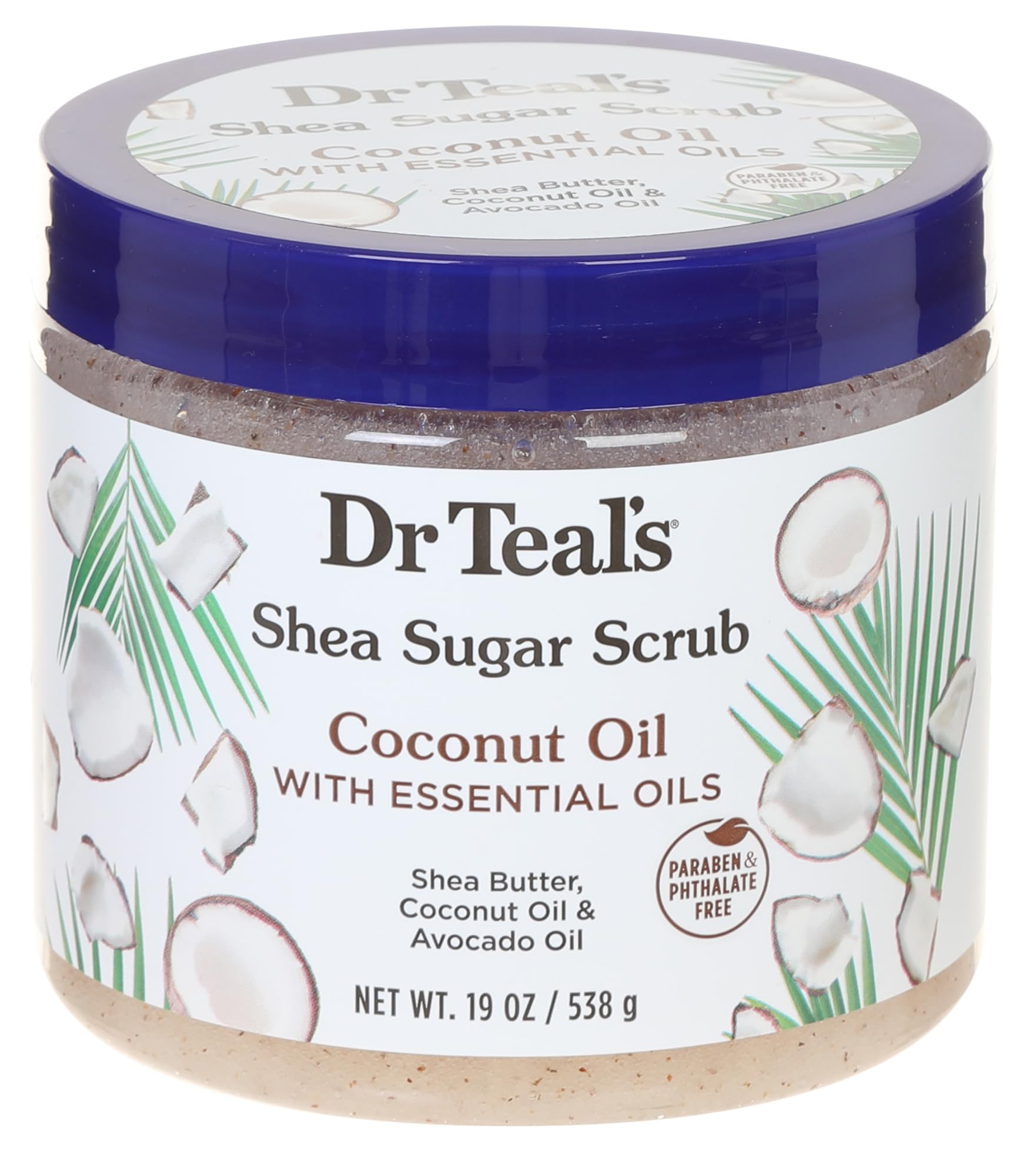 Dr.Teal's Shea Sugar Scrub Coconut Oil Vücut Şeker Peeling 538GR