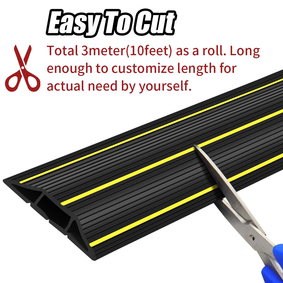 Floor Cable Cover, 3 Meters Floor Cable Protector - Image 4