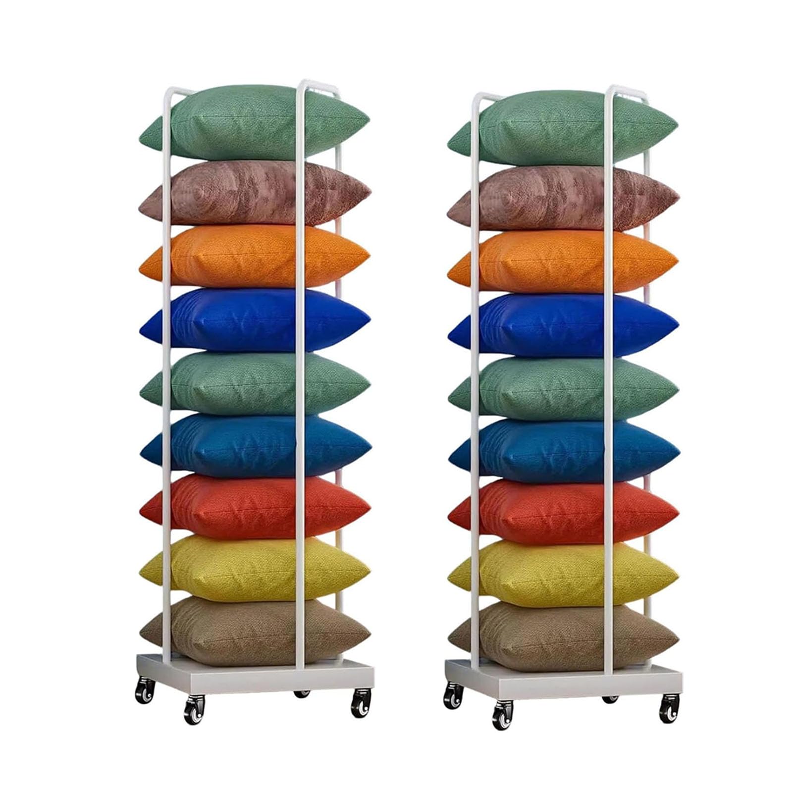 Présentoir à coussins sur pied élégant pour commerce et salon