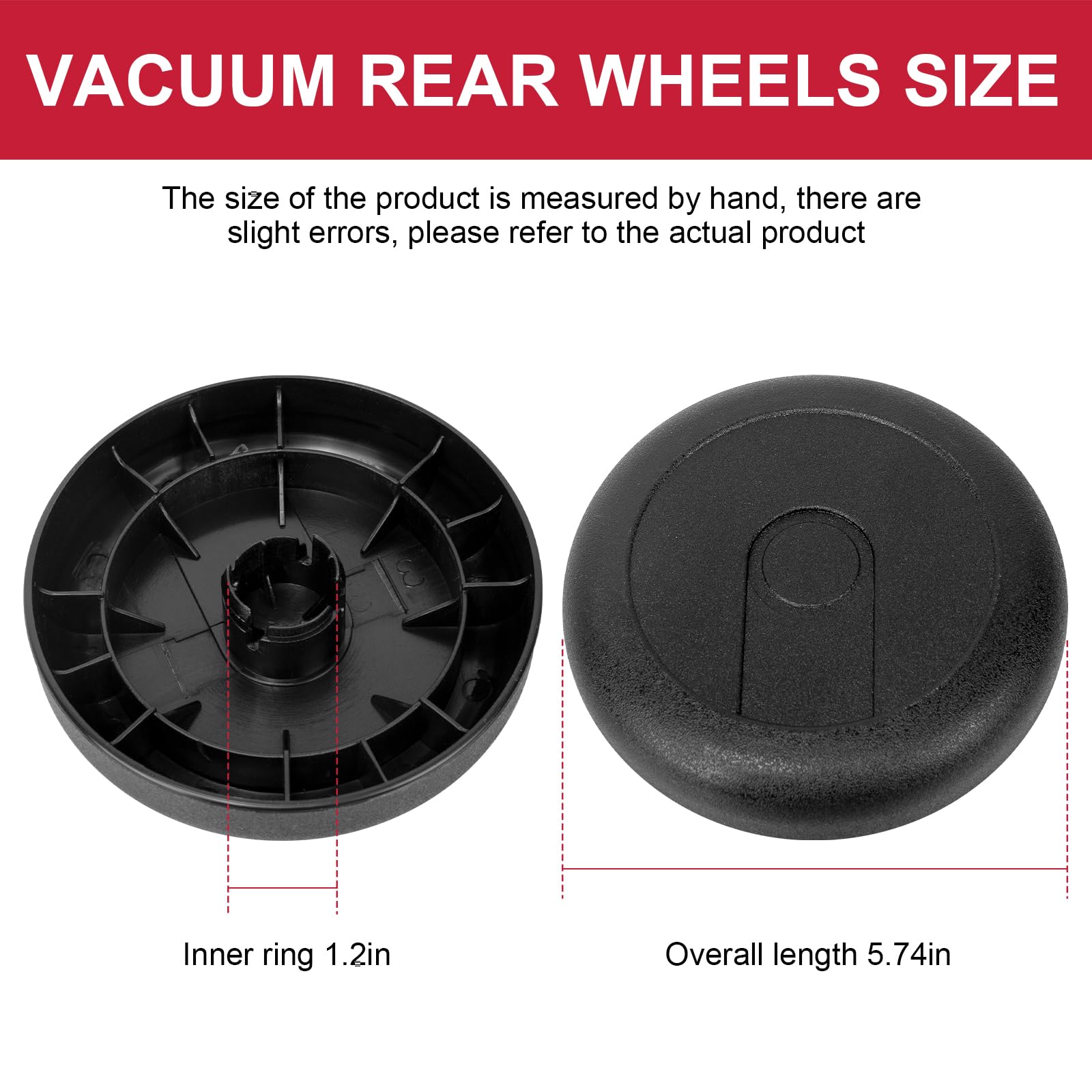 Eureka Mighty Mite Wheels - Replacement Vacuum Parts -3