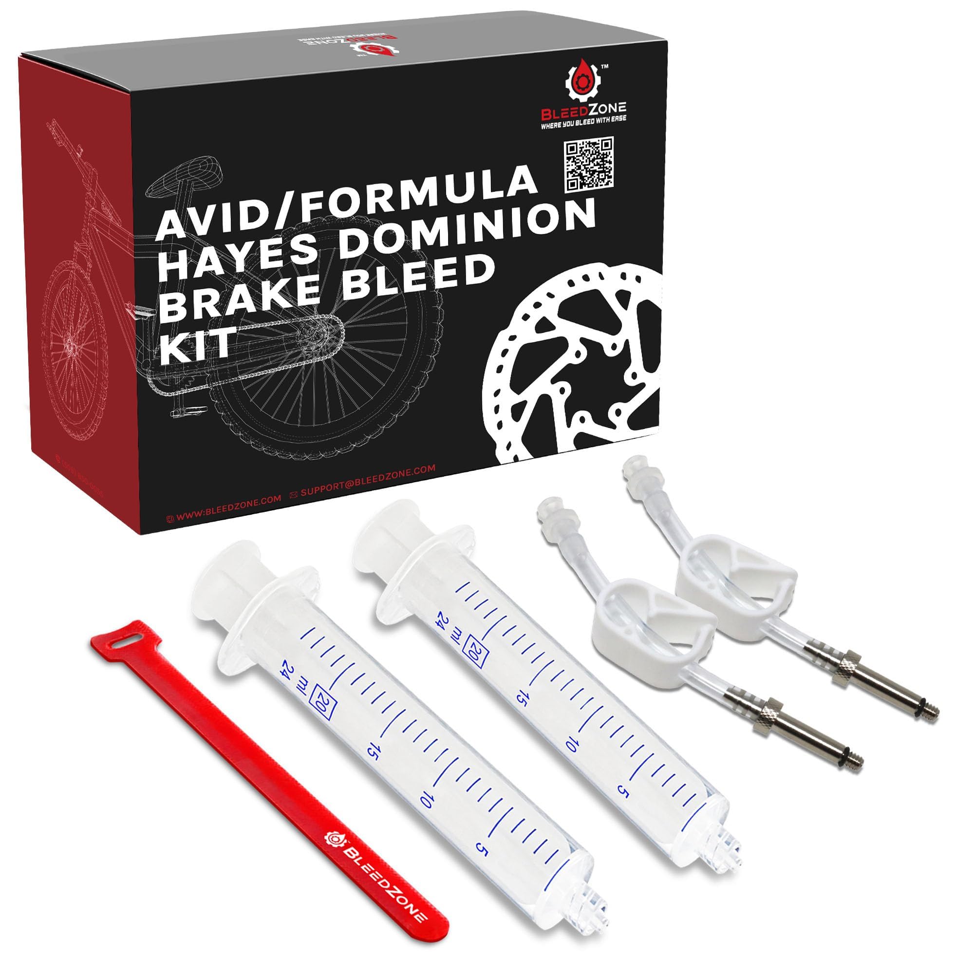 BleedZoneRSN Sports Bleed Kit for Formula & Avid Hydraulic Disc Brakes