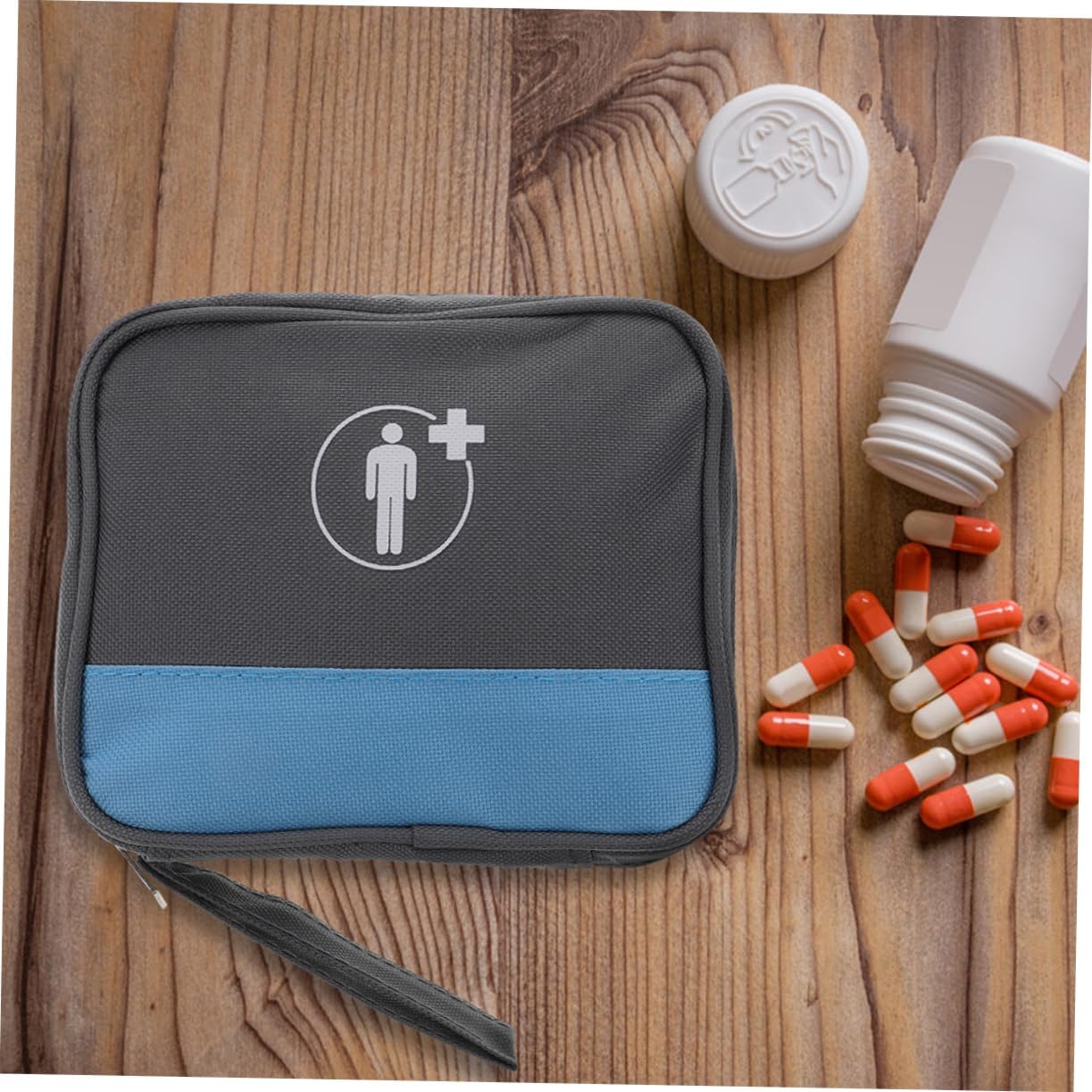 Gatuida 2pcs Nurse Bag Empty Pill Bottle Organizer Hand Bag for Hospice Home Visit Hospital Large Capacity