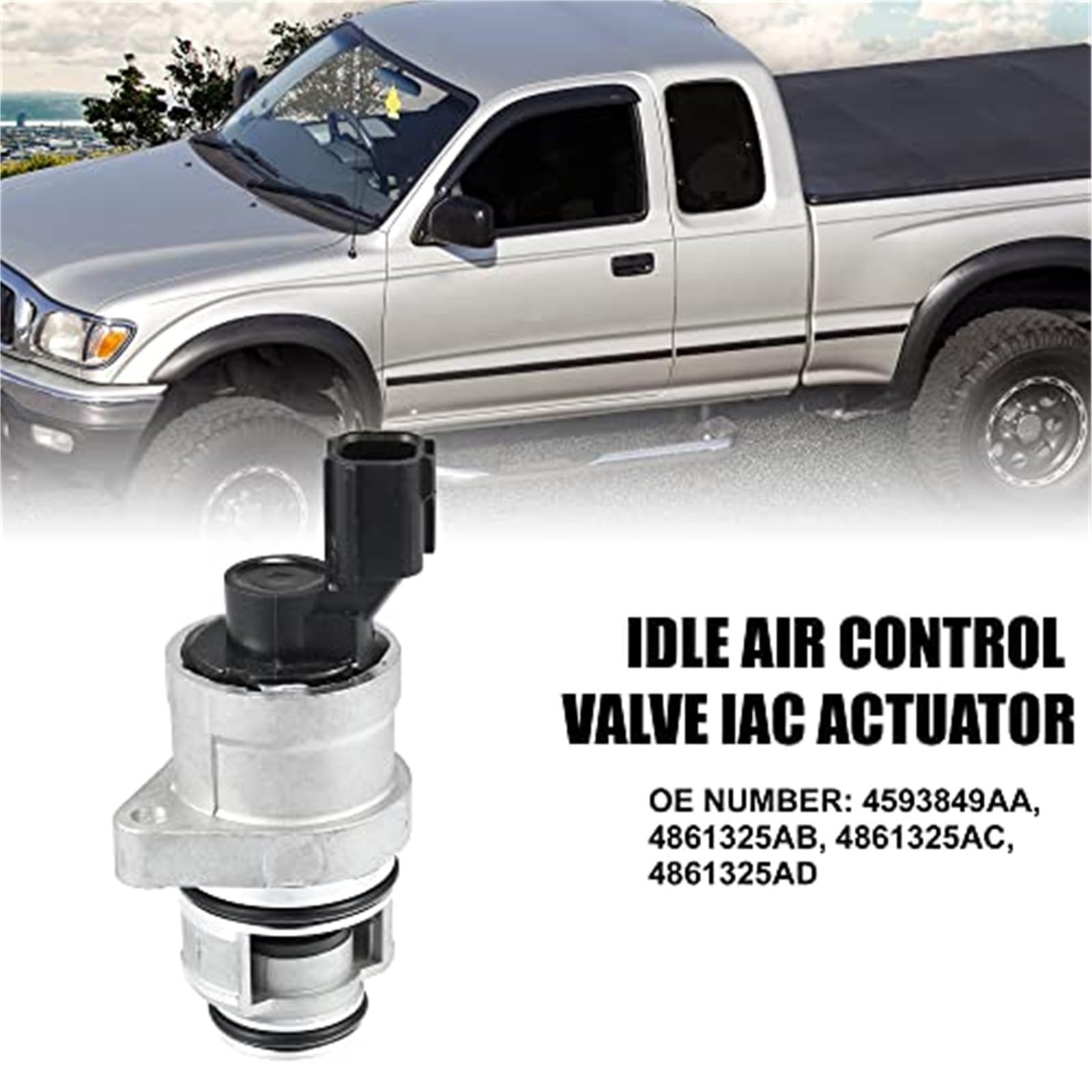 4593849AA Siłownik zaworu sterującego biegiem jałowym w samochodzie, do Jeep, Wrangler 2.4L zawór IAC samochodowy