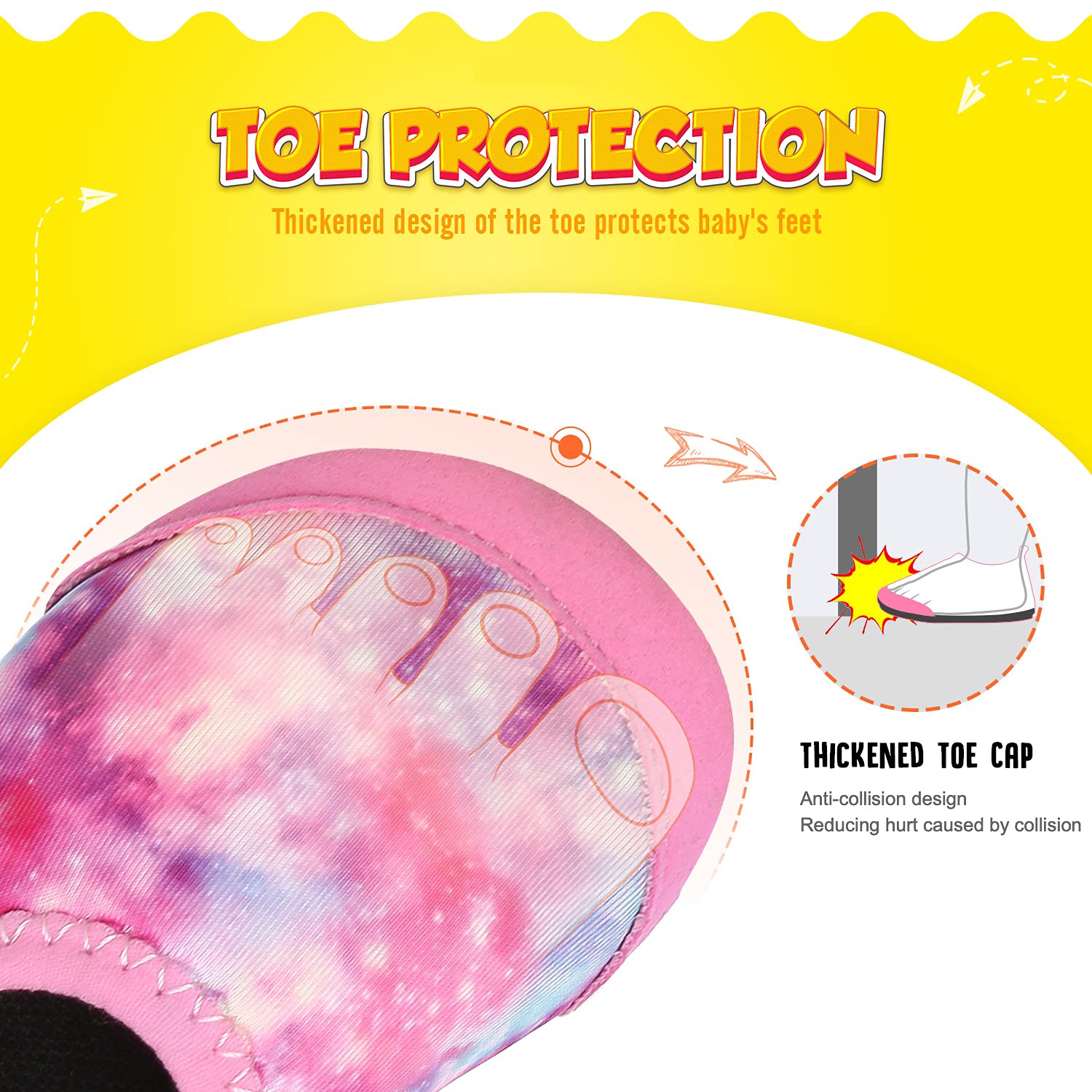 Yorgou Chaussures Aquatiques Enfants Chaussures d'eau Bébé Séchage Rapide Chaussures Aqua pour Piscine Plage Garçons Filles - 3