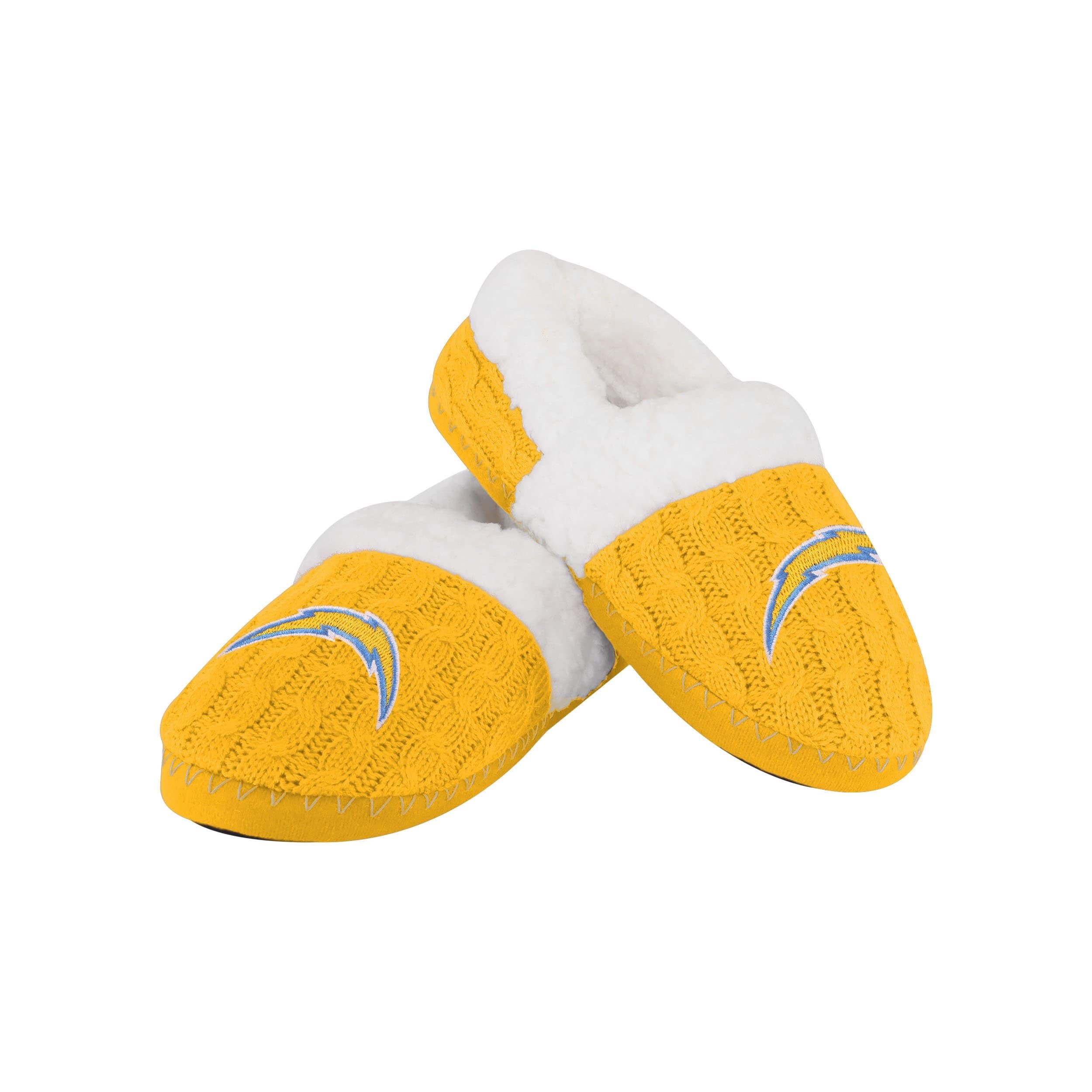 FOCO Womens NFL Team Color Moccasin Slippers