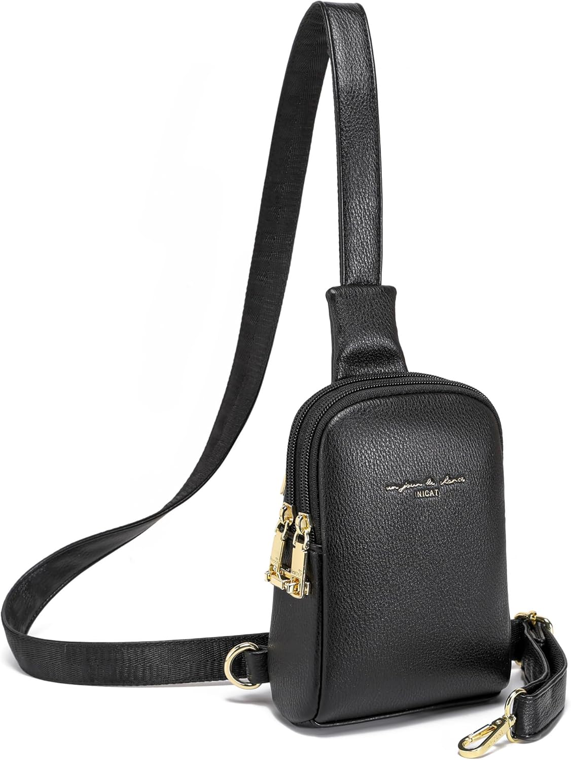 INICAT Small Sling Bag for Women Everyday & Travel Crossbody Bags Lightweight Cross Body Purses Vegan Leather