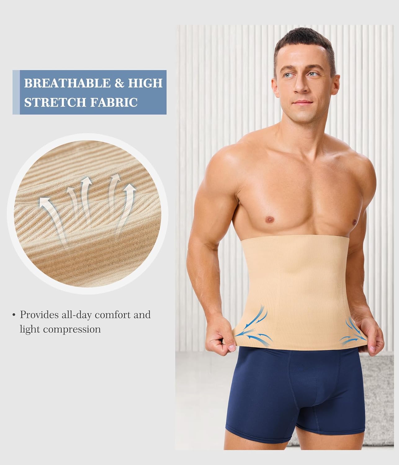 TAILONG Waist Trainer for Men Shapewear Tummy Control Body Shaper Corset Slimming Girdle Fajas para Hombres - Image 4