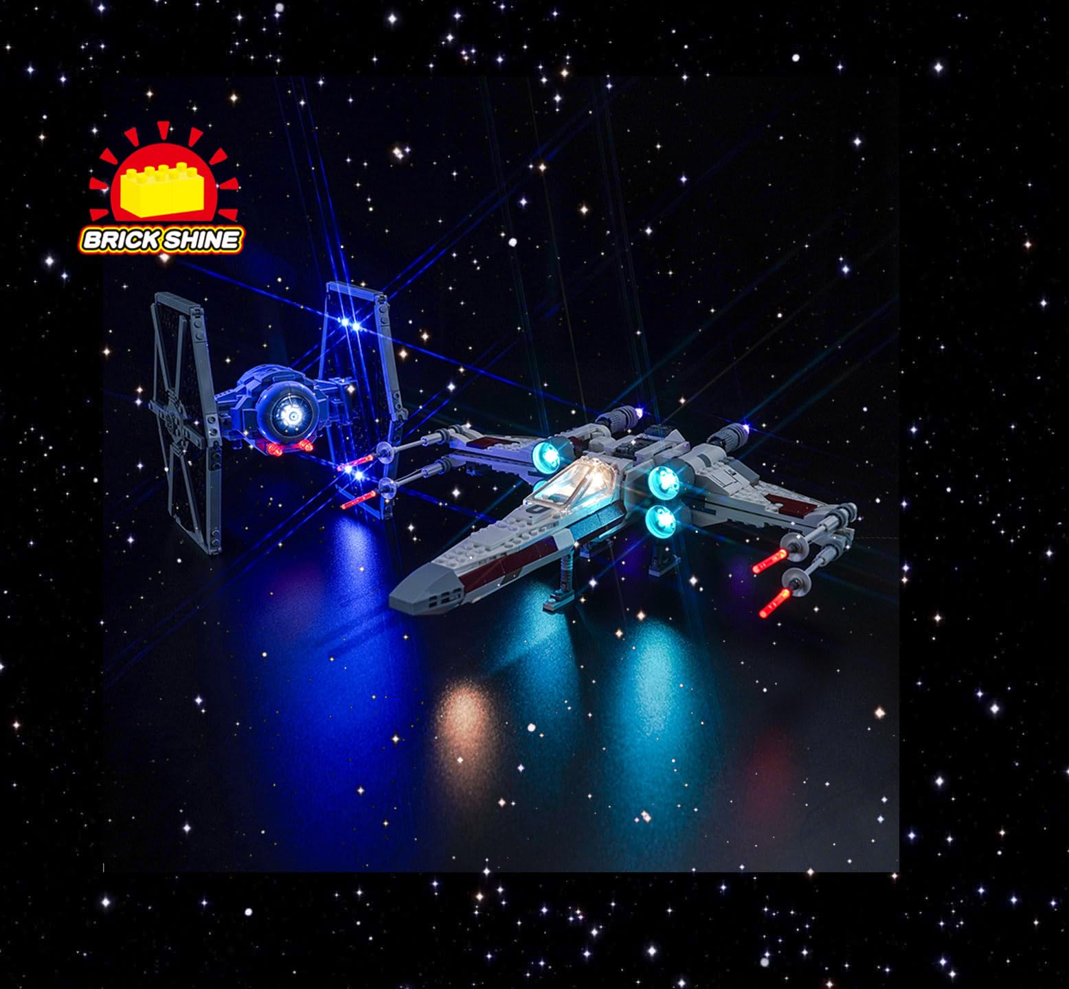 Amazon.co.jp: TIE Fighter & X-Wing Mash up 75393 用ブリック