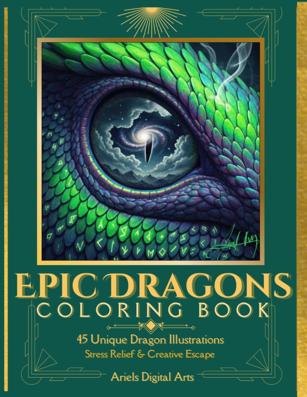 Epic Dragons Coloring Book