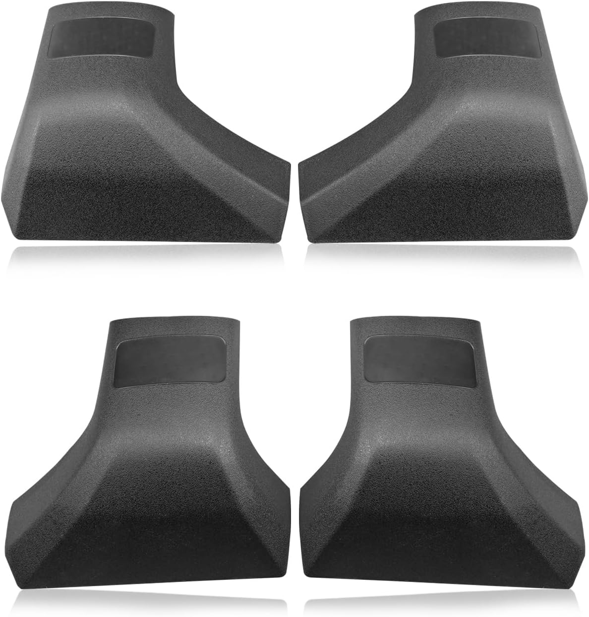 Roof Rack Cover Crossbars End Caps Fit for Highlander 2020-2024 Hybrid Xle 2020-2024 Xse 2020-2024 Limited 2020-2024 Platinum 2020-2024, Replace PT767-48201-CV PT76748201CV, 4PCS