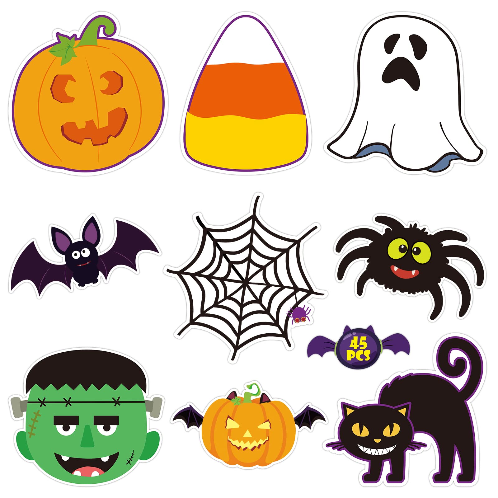 Tablero De Anuncios De Fantasmas De Halloween, Tablero De Boletines De Halloween, Diseño De Fantasma, Calabaza, Castillo, Recortes, Telaraña