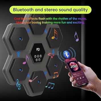 Music Boxing Machine Wall Mounted Smart Bluetooth Boxing Equipment for Boxing Enthusiasts