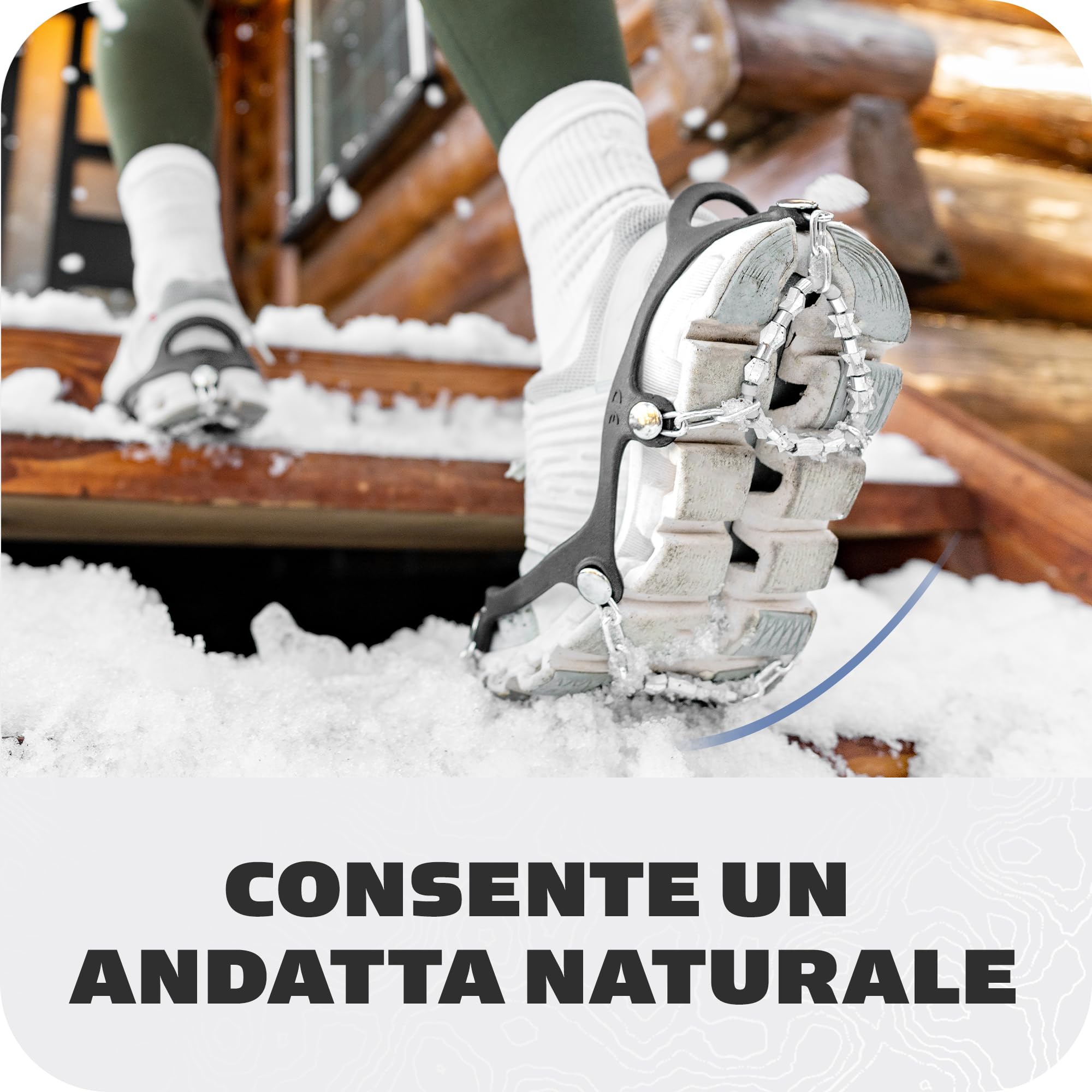 YakTrax Catene Diamond Grip Tacchetti da Escursionismo a trazione Pesante, Maglie saldate TIG durevoli, forniscono trazione su Ghiaccio e Neve, Nero,