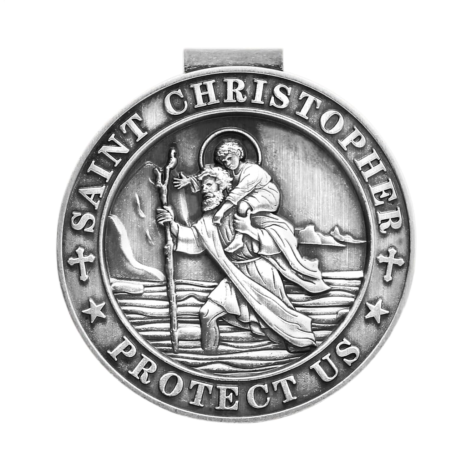 Car Sun Visor Clips, Interior Interior Decoration with Inspirational Message | Angel Sun Visor Clip for Camper Van Truck Sedan Pick-Up Father Boyfriend Grandfather Uncle Neighbor Couple