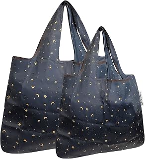 allydrew Large Foldable Tote Nylon Reusable Grocery Bags