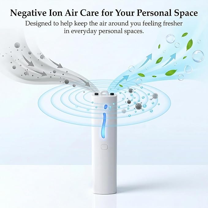 Ionizador de Aire Purificador Pequeño Sin Filtro Blanco miniatura 4