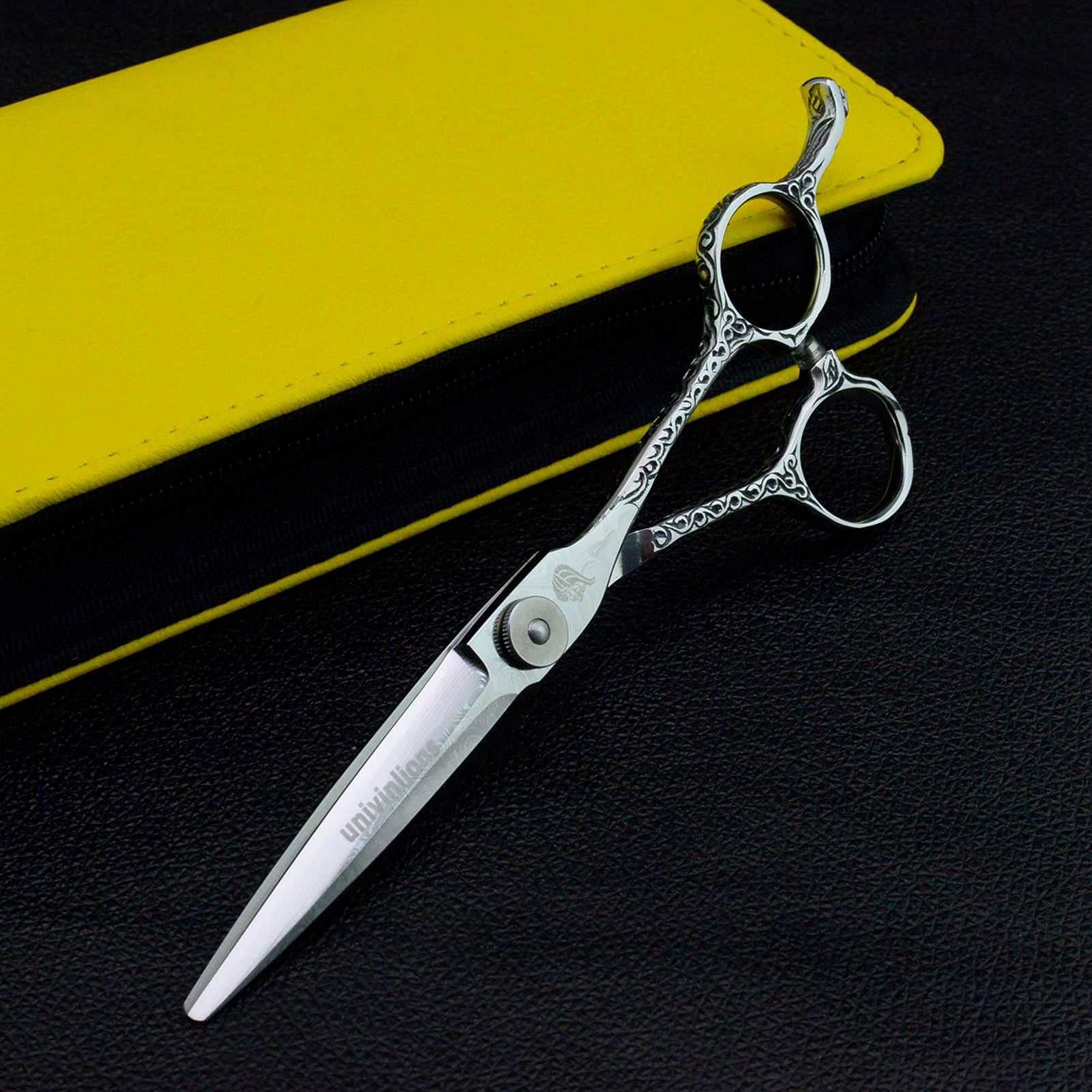 6.0 cal Nożyczki do włosów Profesjonalne fryzjerstwo Produkt Barber Nożyce Kit Nożyczki Fryzjer Akcesoria do Hairdresser Hair Cążki Japońskie Styling Nożyczki Fryzjer