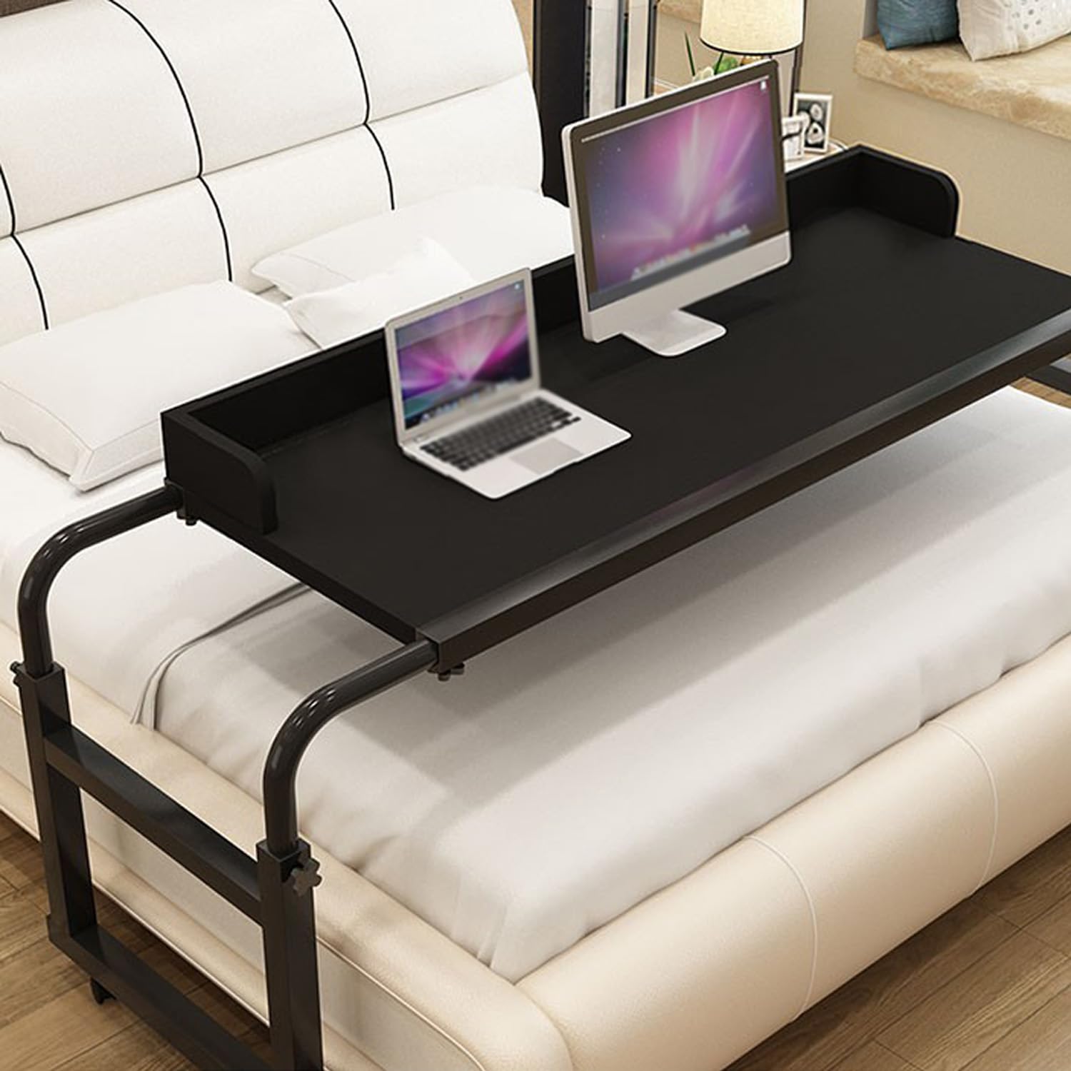 Bureau d'artisanat pliable table de salle à manger noire multifonction