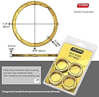 Vista 34 de Llaveros planos divididos a granel, resistente y resistente para automóvil, hogar, anillo de metal grande para perro, cordón para escuela, oficina