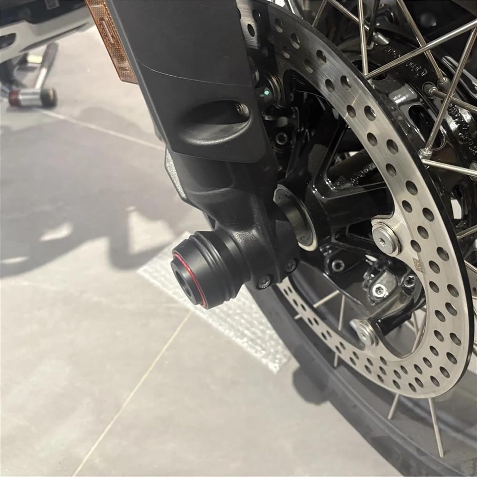 Cache-Moteur Protections De Cadre Roue Avant pour Moto pour Ducati Panigale V4 V4S V4R V2 1299 1199 959(Streetfighter-Red4)