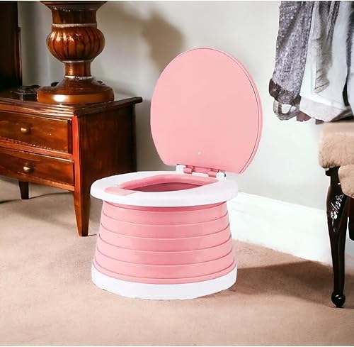 Miniatura 6 de Asiento portátil para ir al baño para niños pequeños, plegable, ligera y compacta silla de inodoro de entrenamiento para niños, conveniente para ir
