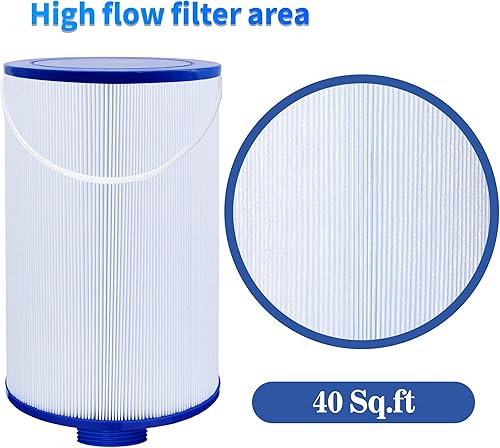 Miniatura 6 de Cryspool Filtro de spa compatible con Watkins 303279, FC-2402, flujo libre y filtro Lifesmart para bañera de hidromasaje, rosca más fina de 1 12