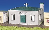 Vista 3 de Bachmann Trenes - PLASTICVILLE U.S.A. EDIFICIOS – KITS CLÁSICOS - ESTACIÓN DE POLICÍA - Escala HO