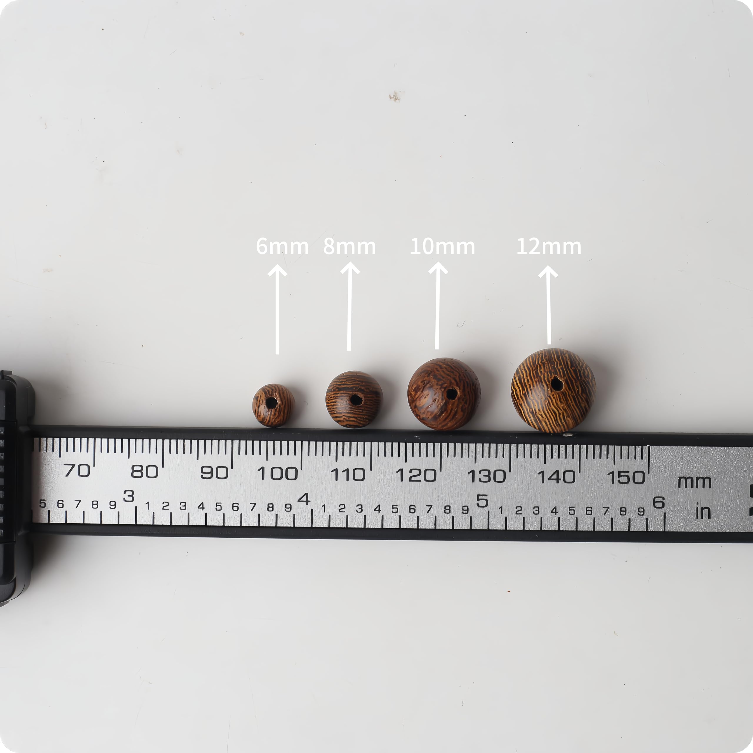 Perline in legno rosse, 20 mm, dipinte lisce, distanziatori, per la creazione di gioielli, collane/bracciali, 50 pezzi (foro da 4 mm