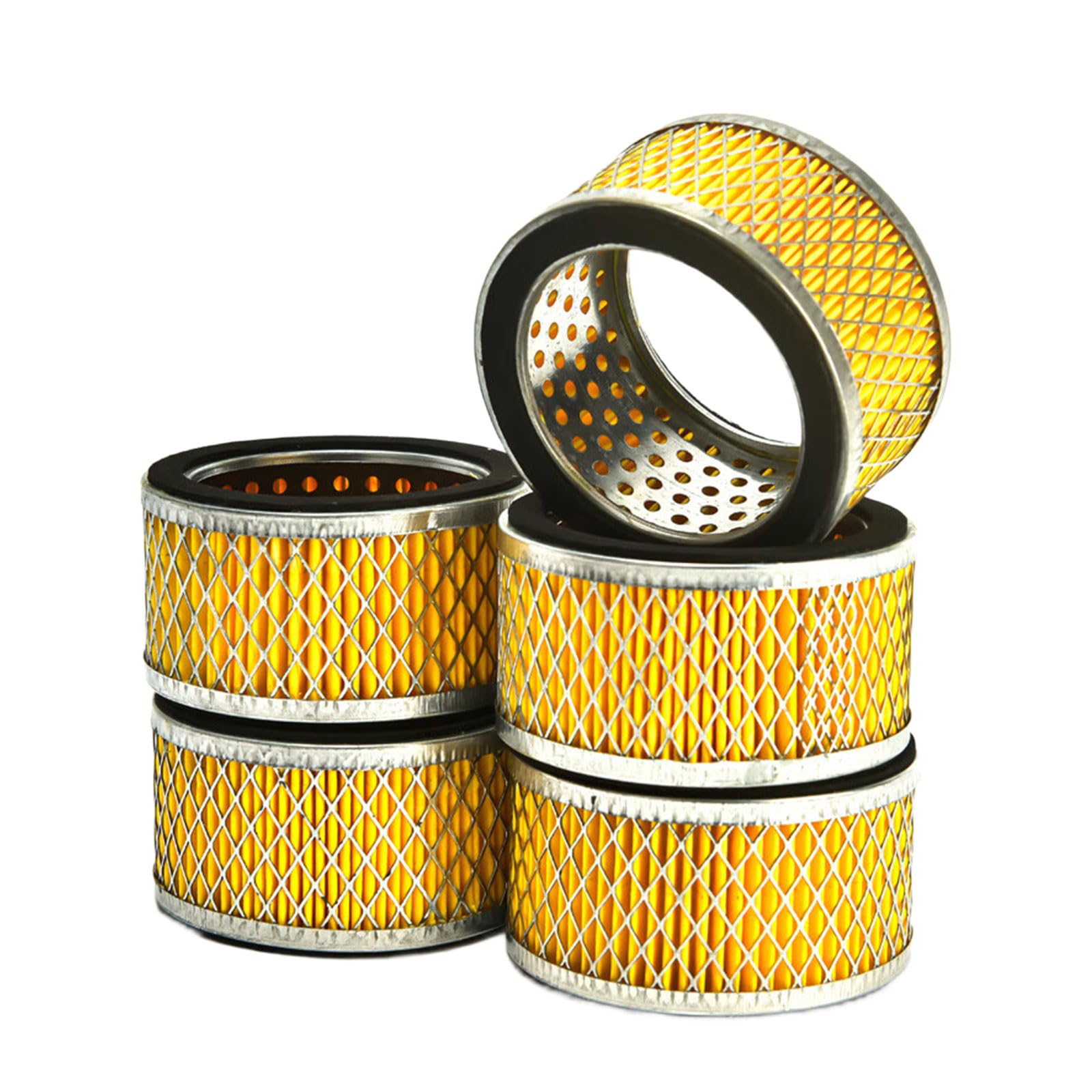 Rgybao 5Pcs Air Compressor Muffler Filter Accessories High Efficiency Noise Reductions Universally Nylon Construction Nylon Filter For Compressor