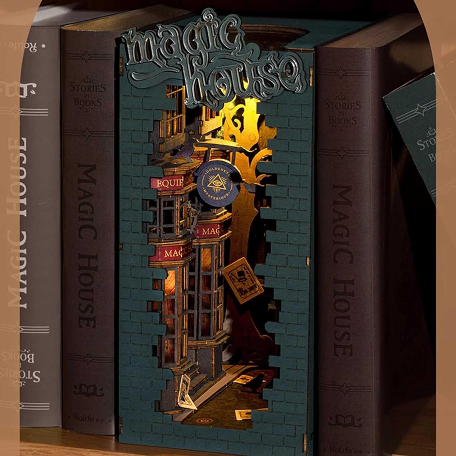 Amazon.co.jp: 教育モデル DIY ブックヌックキット、3D マジックハウス