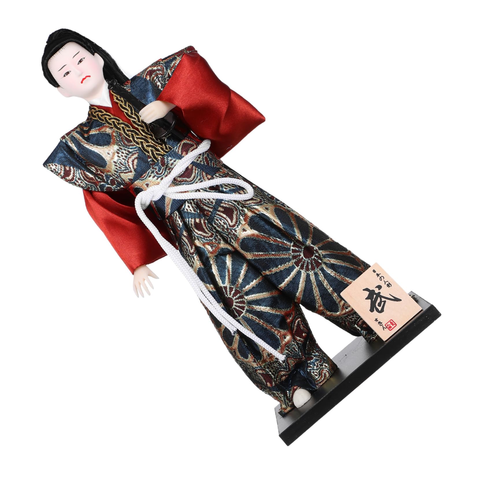 SOLUSTRE Figura Samurái Japonesa de 30cm, Estatua Tradicional Coleccionable