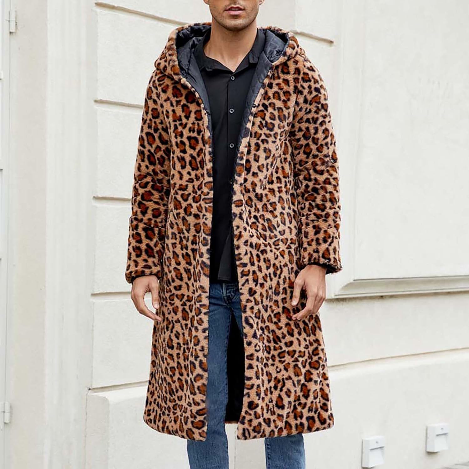 Forever 21 Leopard Print Faux Fur Coat, $64 Forever 21