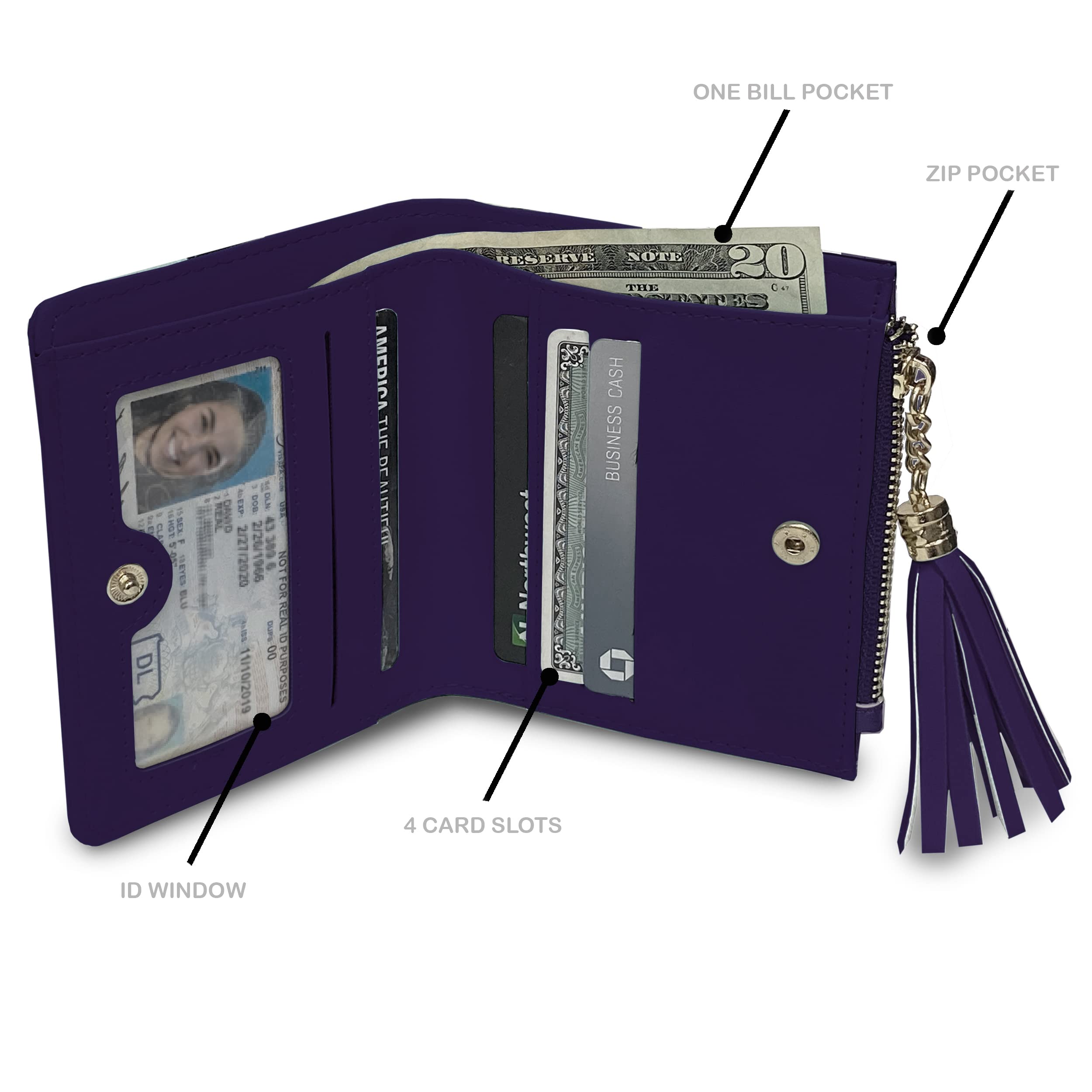 Little Earth Productions Littlearth Unisex-Erwachsene NFL Baltimore Ravens Mini-Organizer, Teamfarbe, Einheitsgröße