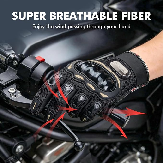 Guantes de motocicleta GES para hombre XX-Large miniatura 2